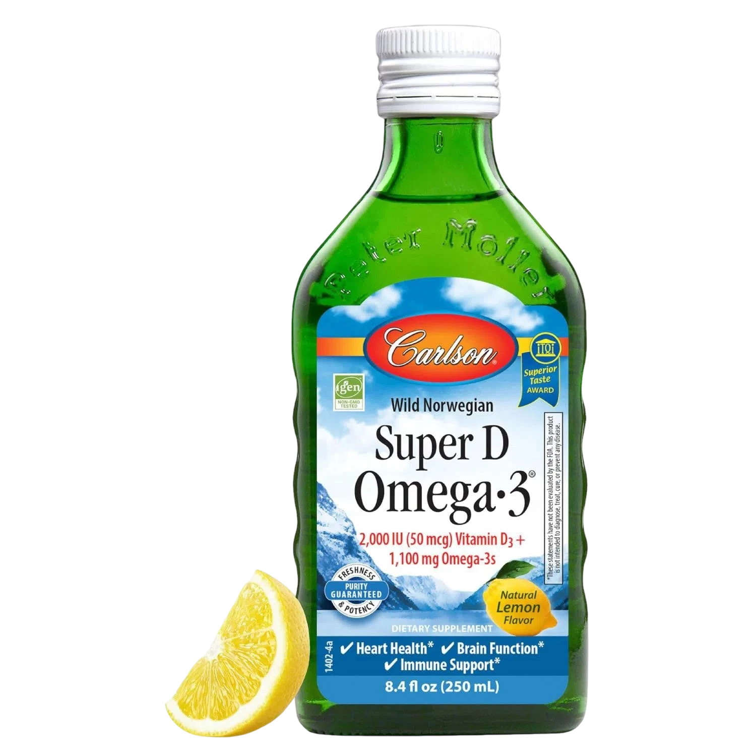 Super D Omega 3 (Aceite De Bacalao), 250ml – Carlson Labs-Wellu