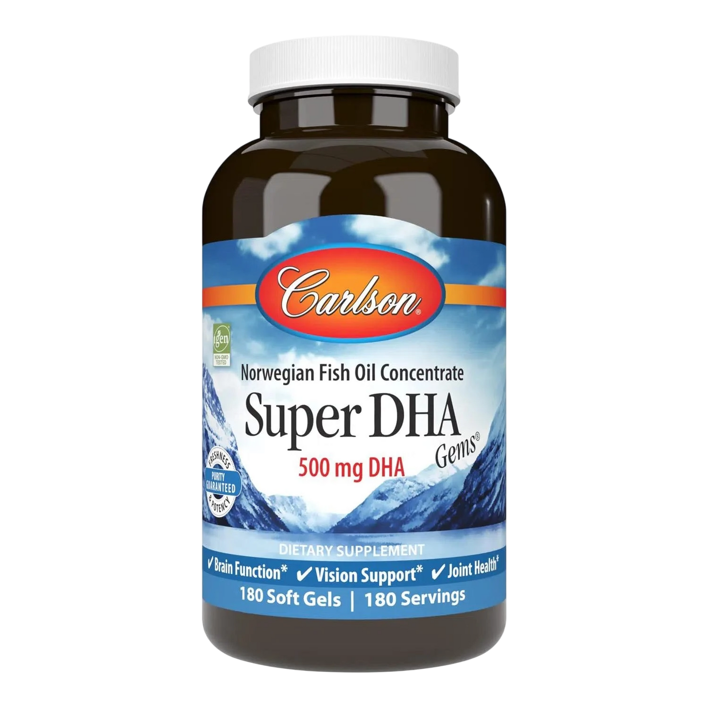 Super-DHA, 180 Cápsulas – Carlson Labs-Wellu