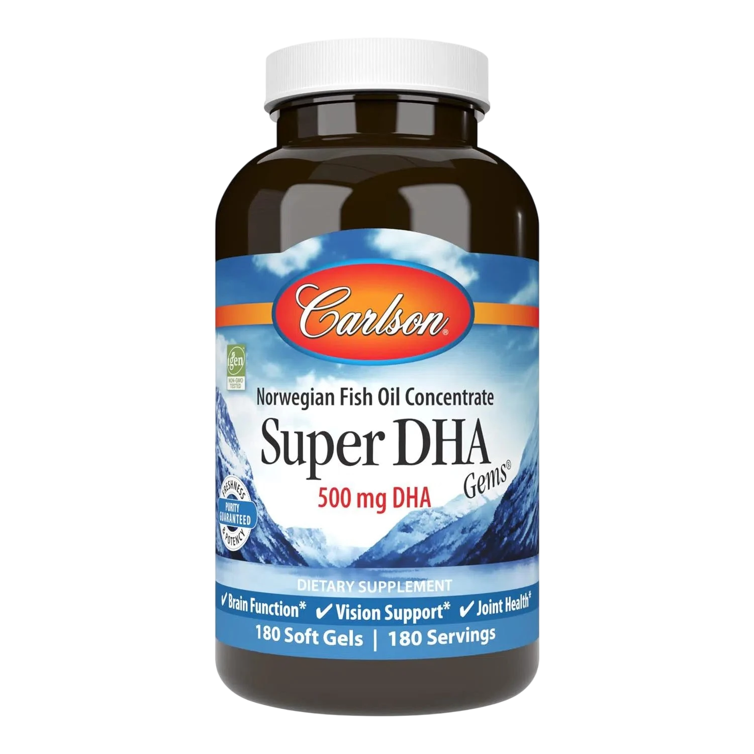 Super-DHA, 180 Cápsulas – Carlson Labs-Wellu