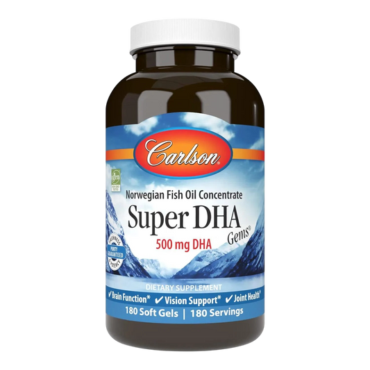 Super-DHA, 180 Cápsulas – Carlson Labs-Wellu