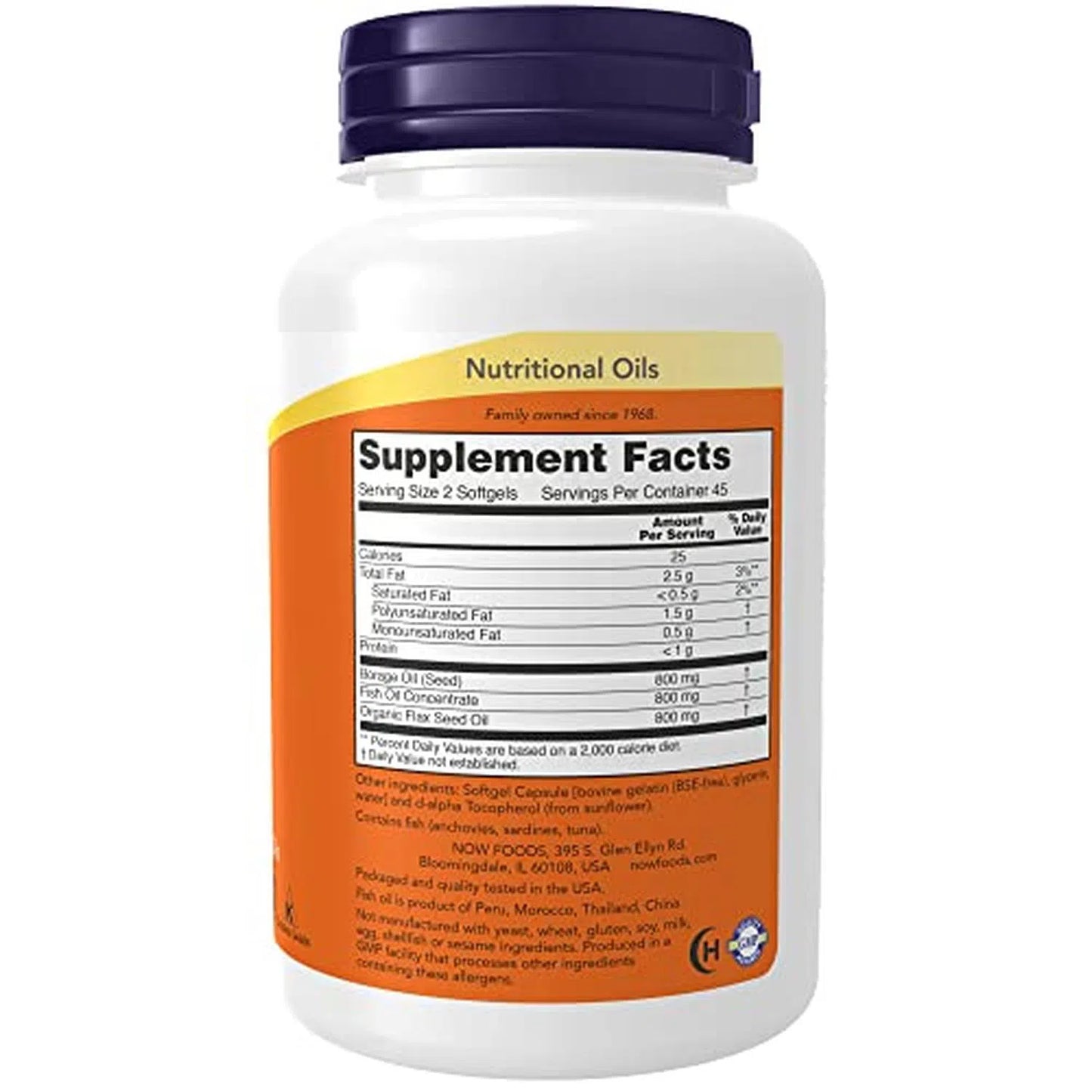 Super Omega 3-6-9, 90 Softgels – NOW Foods-Wellu