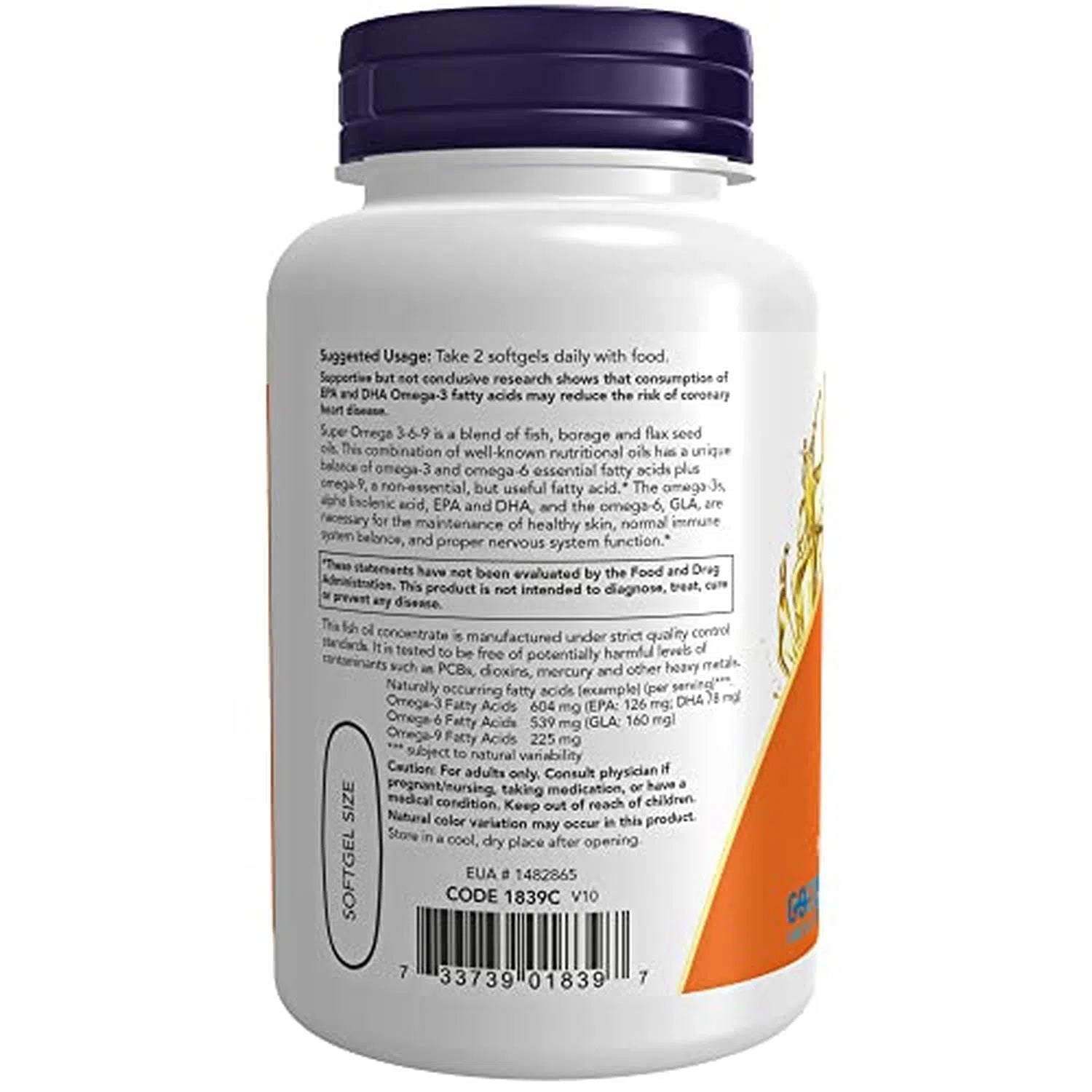 Super Omega 3-6-9, 90 Softgels – NOW Foods-Wellu