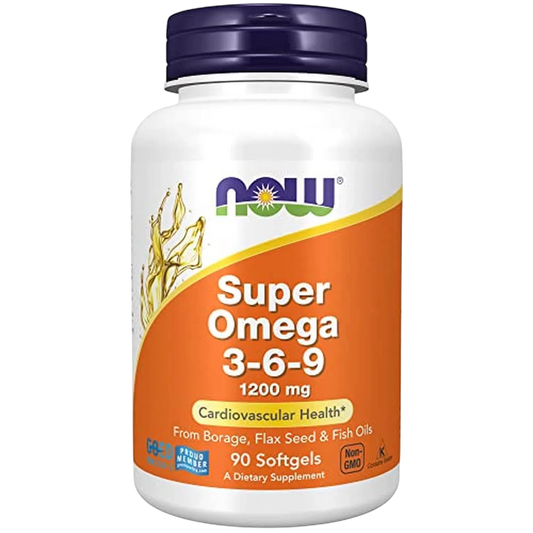 Super Omega 3-6-9, 90 Softgels – NOW Foods-Wellu