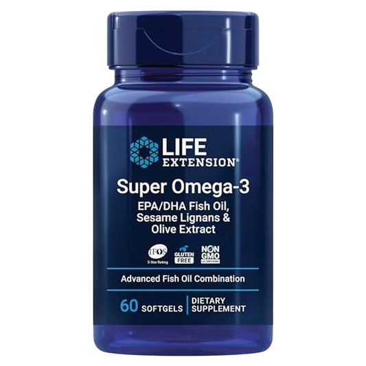 Super Omega-3, 60 Softcaps – Life Extension-Wellu