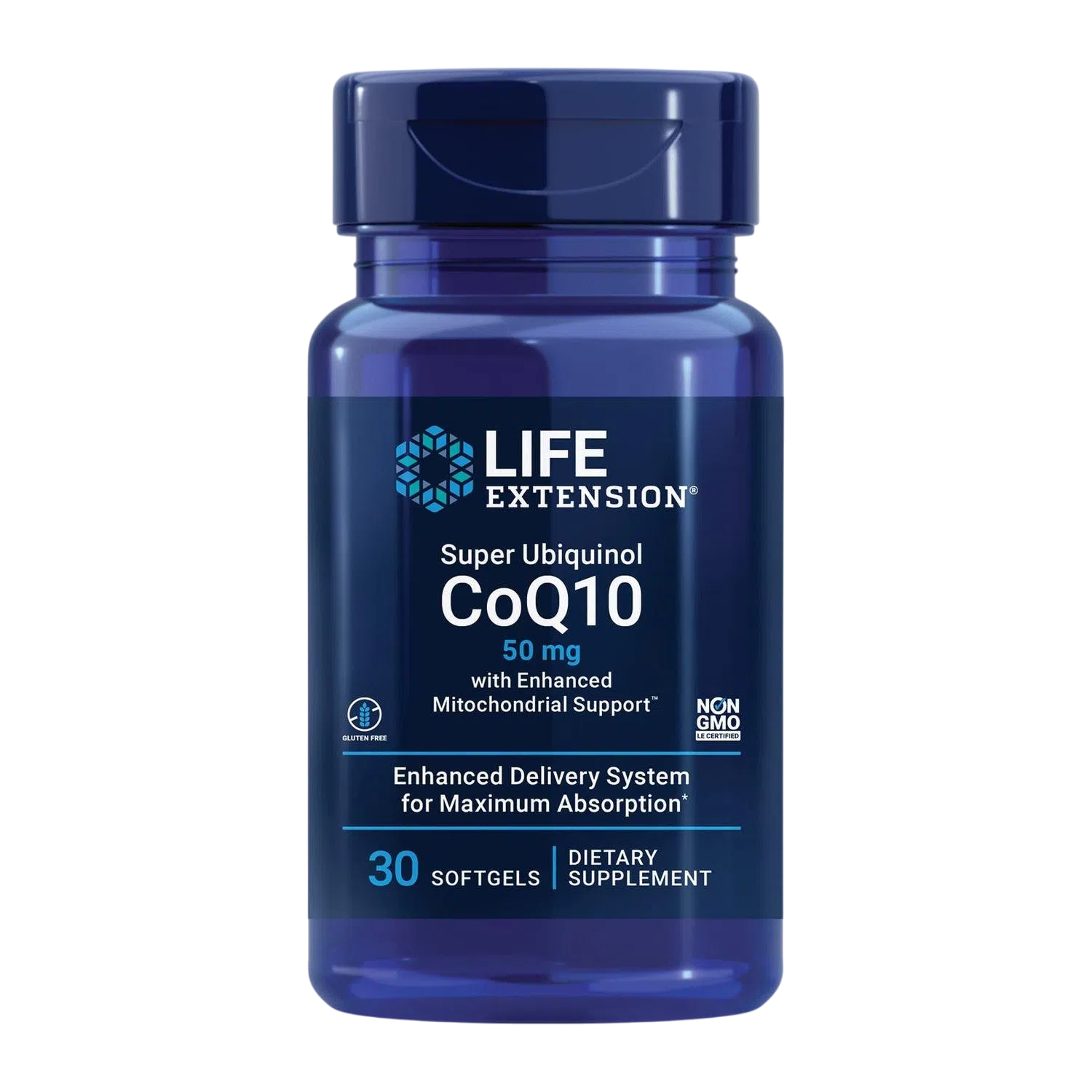 SuperUbiquinol CoQ-10 50 mg, 30 Softcaps – Life Extension-Wellu