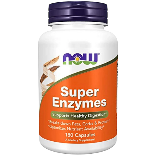 Superenzimas, 180 Capsule – NOW Foods-Wellu