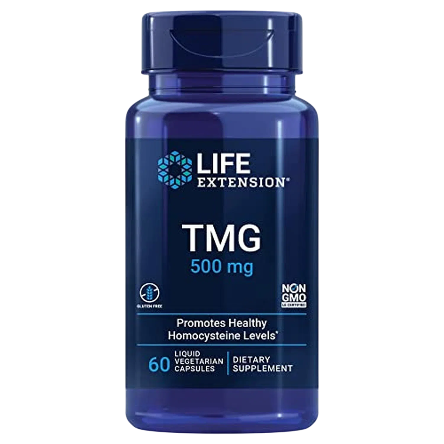 TMG 500 mg, 60 Cápsulas – Life Extension-Wellu