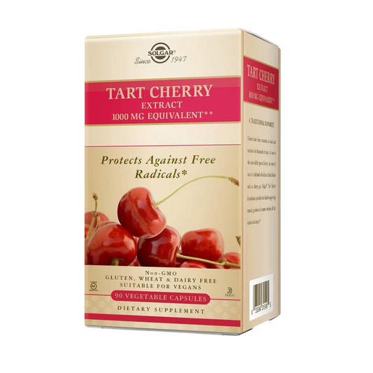 Tart Cherry 1000mg, 90 Capsulas – Solgar-Wellu