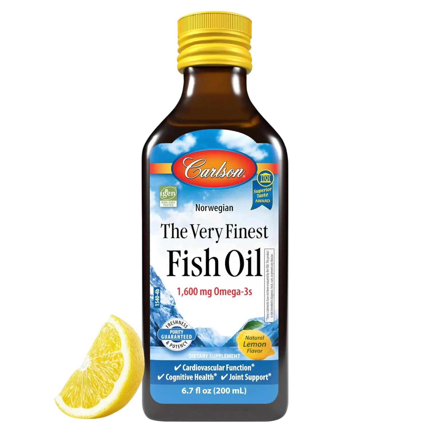 The Very Finest Fish Oil, 6.7 fl oz (200 ml) – Carlson Labs-Wellu