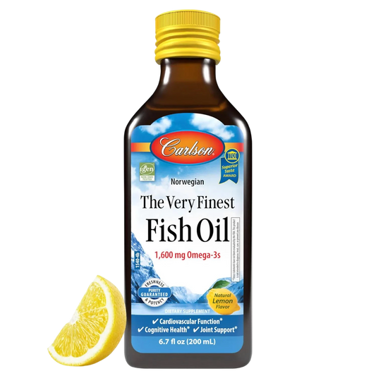 The Very Finest Fish Oil, 6.7 fl oz (200 ml) – Carlson Labs-Wellu