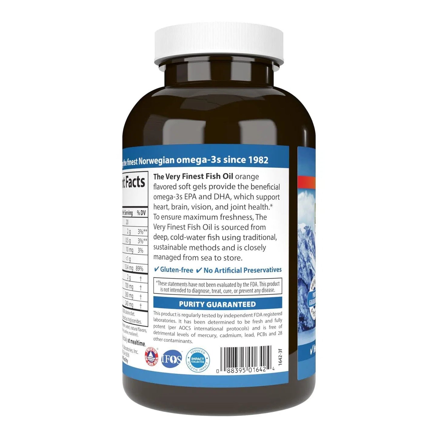 The Very Finest Norwegian Fish Oil 1000 mg, 240 Softg – Carlson Labs-Wellu