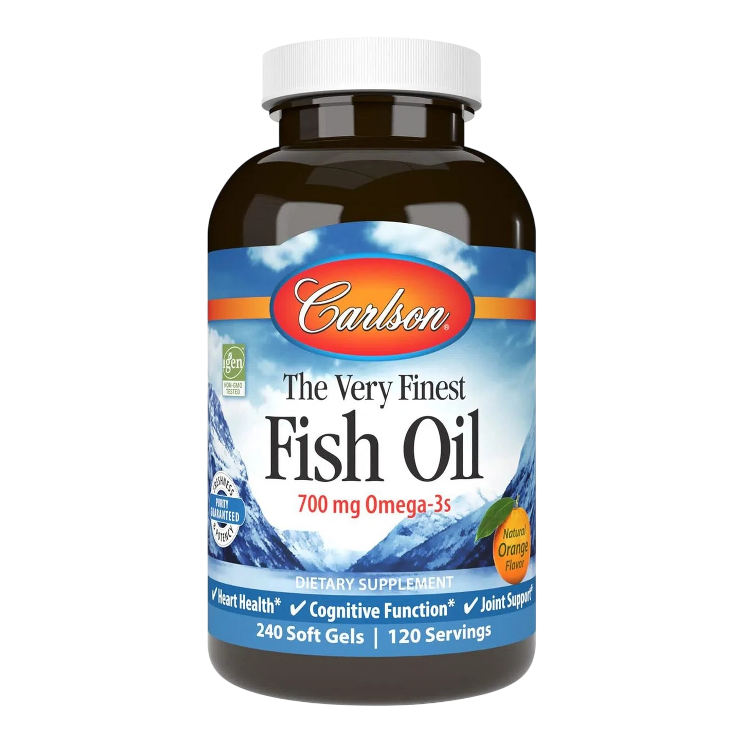 The Very Finest Norwegian Fish Oil 1000 mg, 240 Softg – Carlson Labs-Wellu