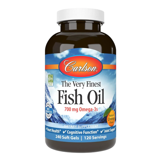 The Very Finest Norwegian Fish Oil 1000 mg, 240 Softg – Carlson Labs-Wellu