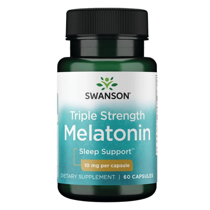 Triple Fuerza Melatonina 10mg, 60 Caps – Swanson-Wellu