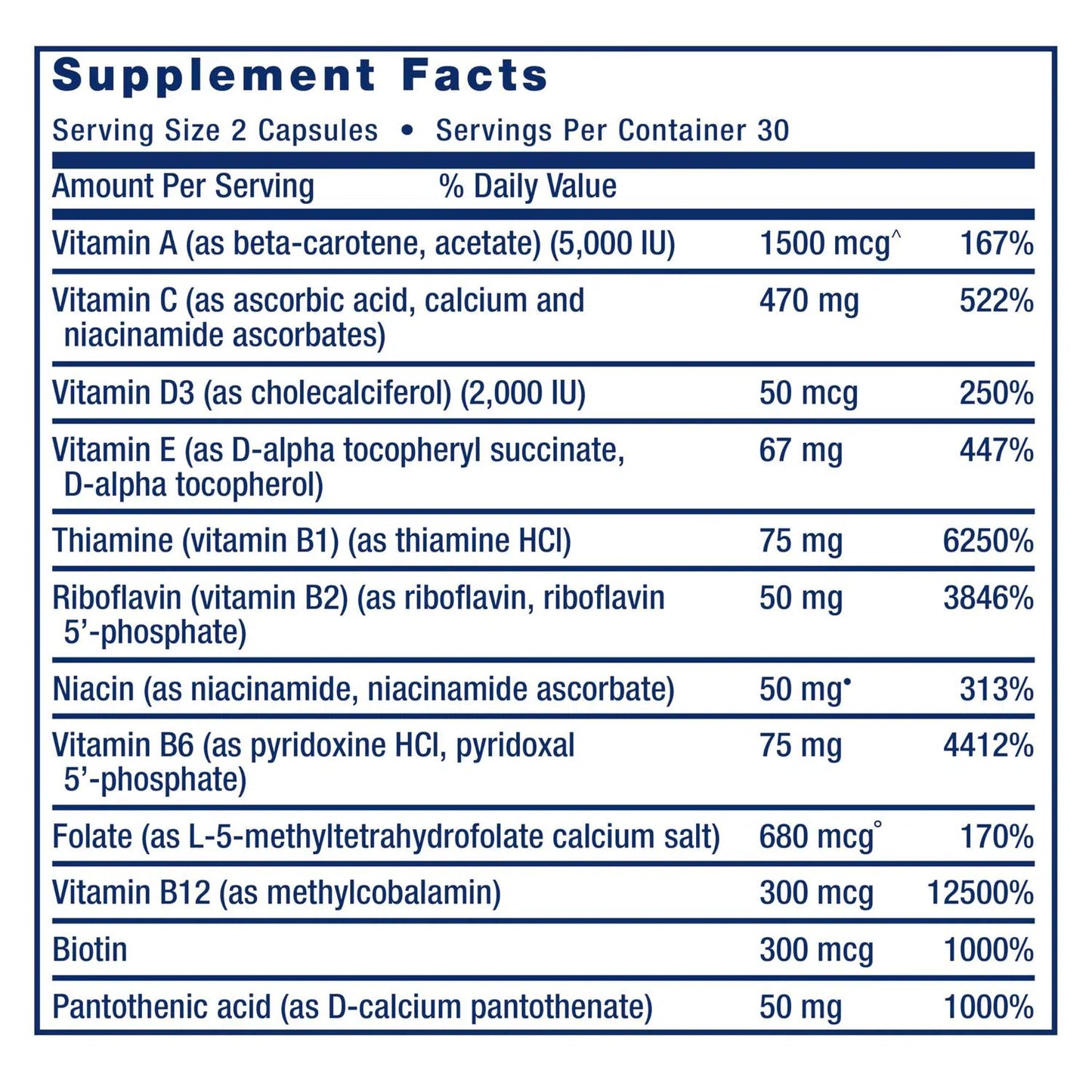 Two Per Day Multivitamínico, 60 Tabs – Life Extension-Wellu