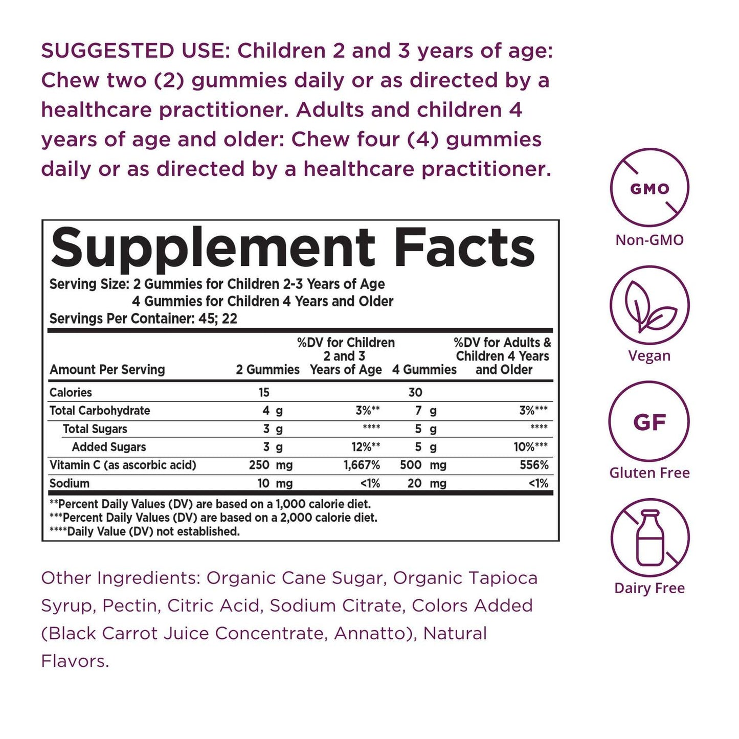 U-Cubes Vitamina C para Niños, 90 Gomitas – Solgar-Wellu