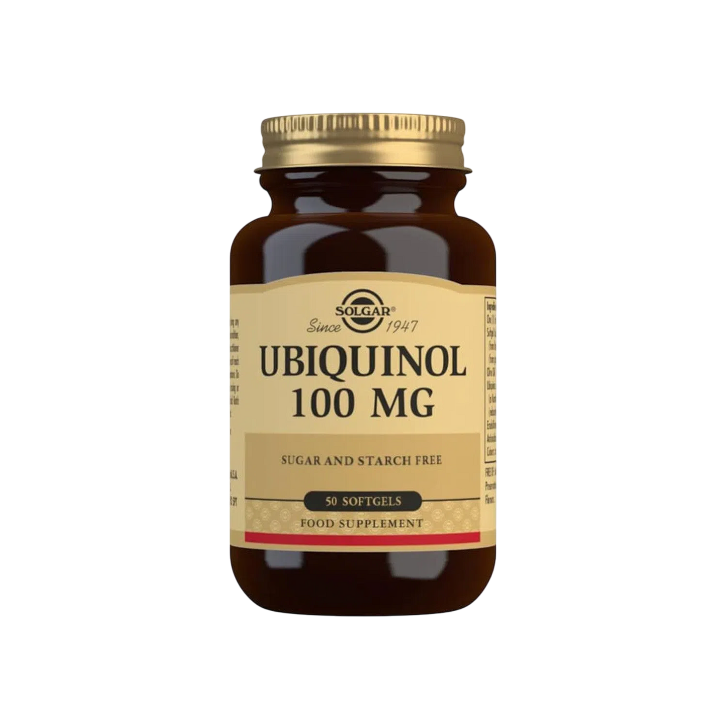 Ubiquinol 100mg (Reduced COQ-10), 50 Sofgels – Solgar-Wellu