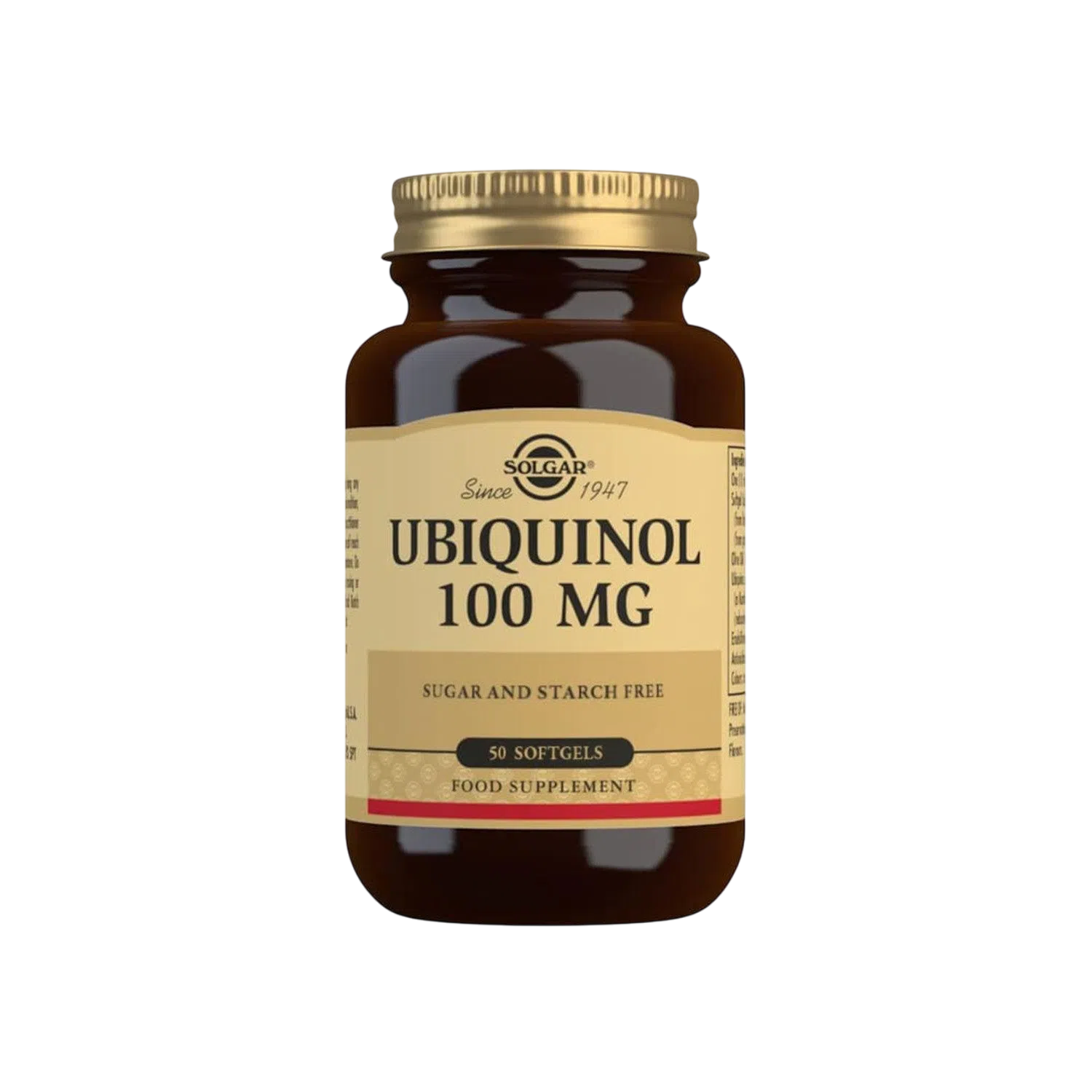 Ubiquinol 100mg (Reduced COQ-10), 50 Sofgels – Solgar-Wellu