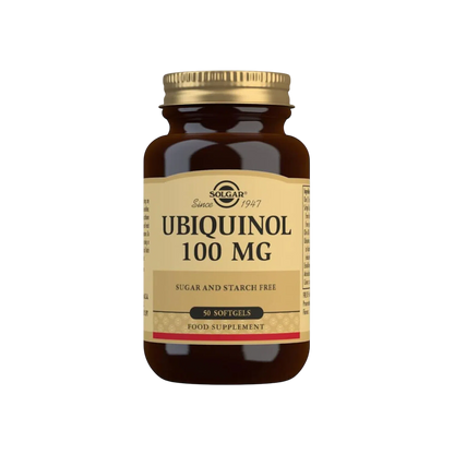 Ubiquinol 100mg (Reduced COQ-10), 50 Sofgels – Solgar-Wellu