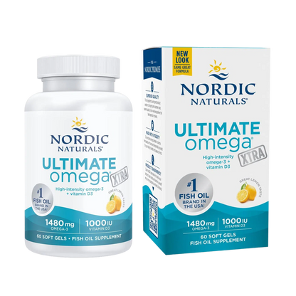 Ultimate Omega Xtra, 60 Softgels – Nordic Naturals-Wellu