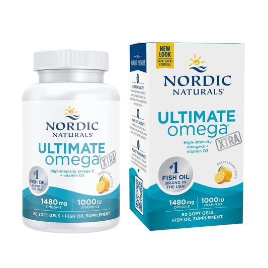 Ultimate Omega Xtra, 60 Softgels – Nordic Naturals-Wellu