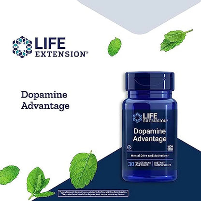 Ventaja de Dopamina, 30 Cápsulas – Life Extension-Wellu