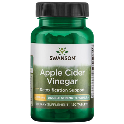 Vinagre de Sidra de Manzana 200mg, 120 Tabletas – Swanson-Wellu