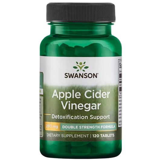 Vinagre de Sidra de Manzana 200mg, 120 Tabletas – Swanson-Wellu