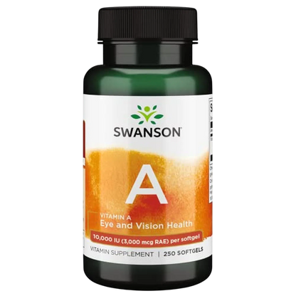 Vitamina A, 250 Softgels – Swanson-Wellu