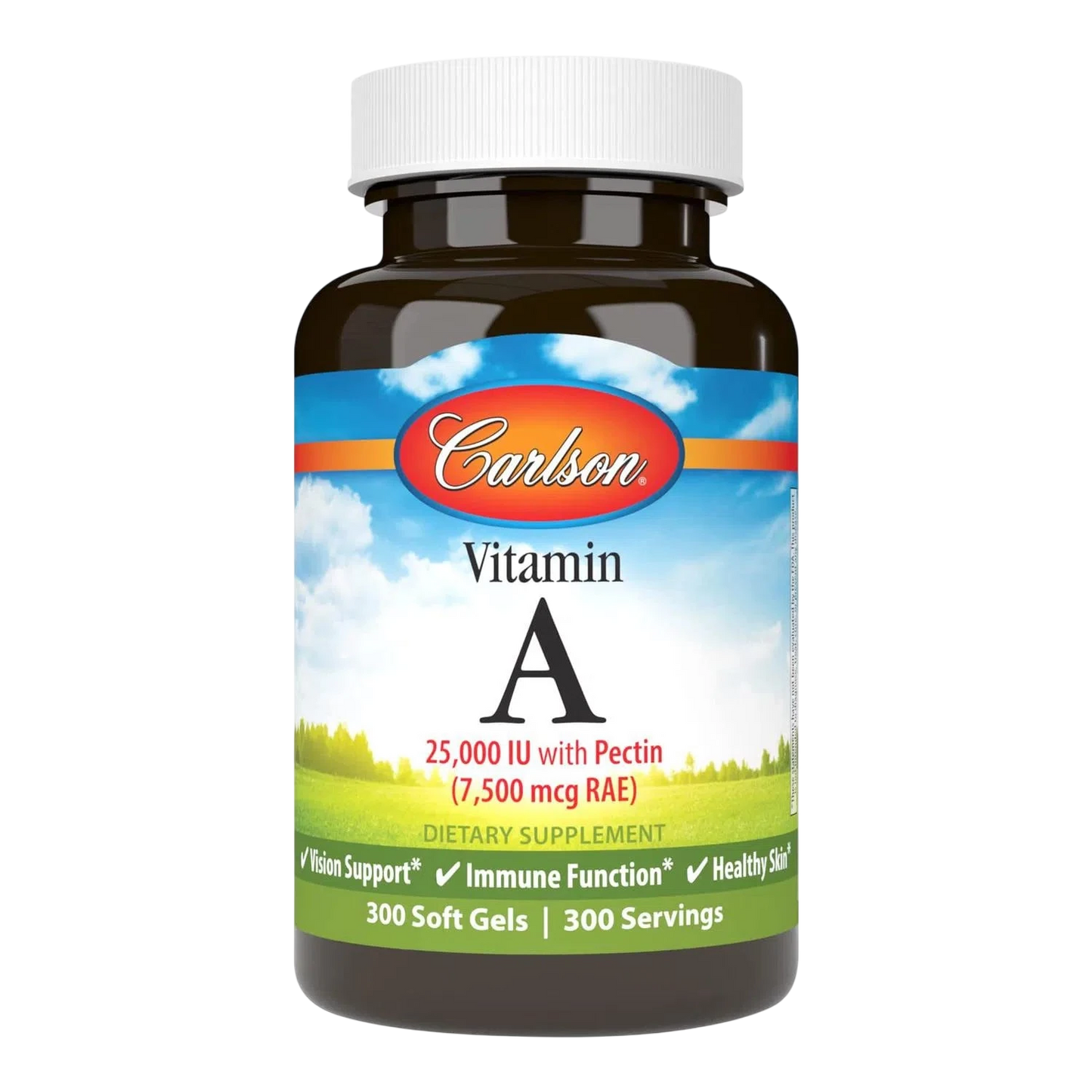 Vitamina A 25,000 UI, 300 Softcaps – Carlson Labs-Wellu