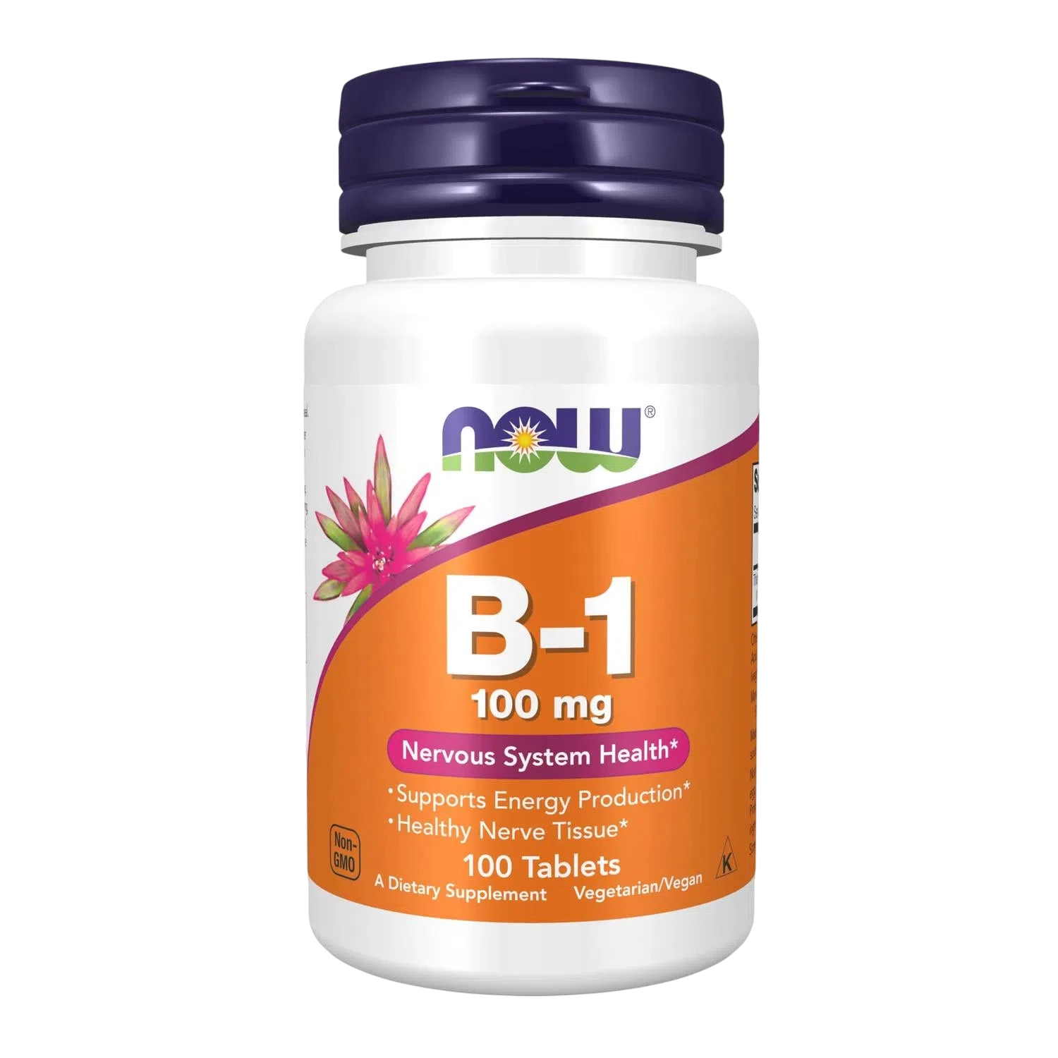 Vitamina B-1 de 100 mg, 100 Tabletas – NOW Foods-Wellu