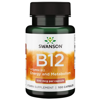 Vitamina B-12, 100 Caps – Swanson-Wellu