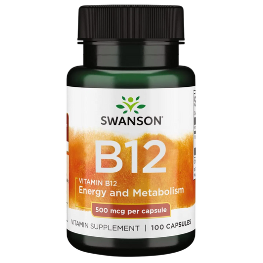 Vitamina B-12, 100 Caps – Swanson-Wellu