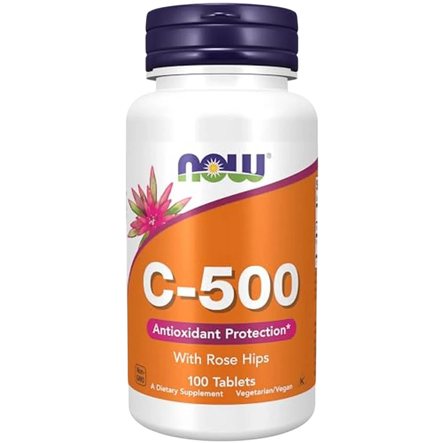 Vitamina C-500, 100 Tabletas – NOW Foods-Wellu