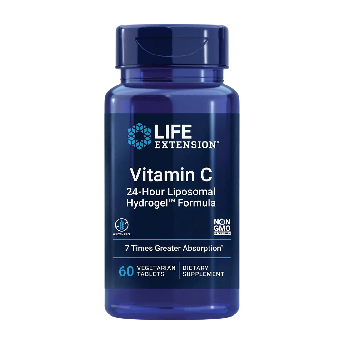 Vitamina C Liposomal 24 Horas Fórmula Hydrogel™ 350mg, 60 Tabletas – Life Extension-Wellu