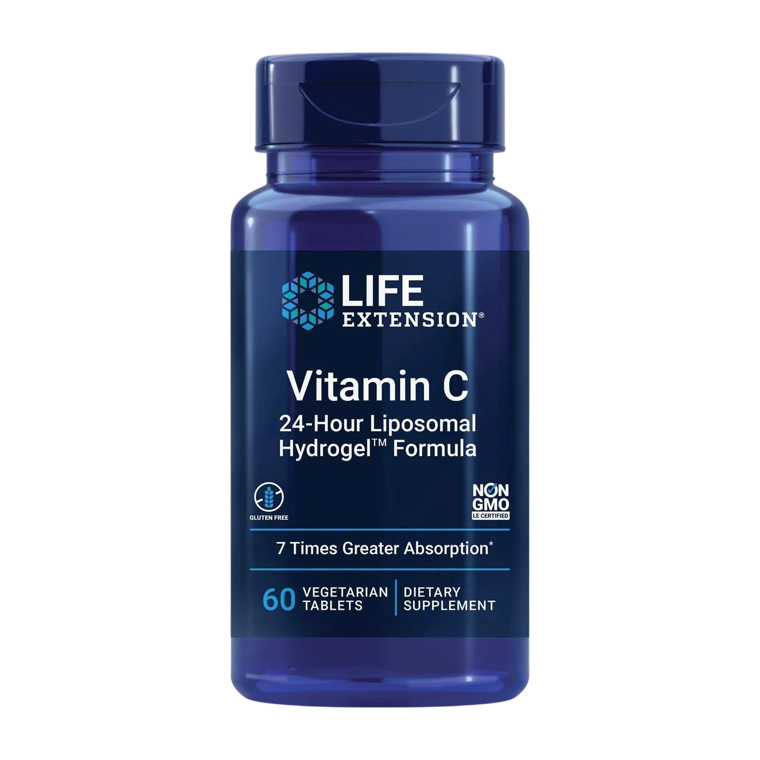 Vitamina C Liposomal 24 Horas Fórmula Hydrogel™ 350mg, 60 Tabletas – Life Extension-Wellu