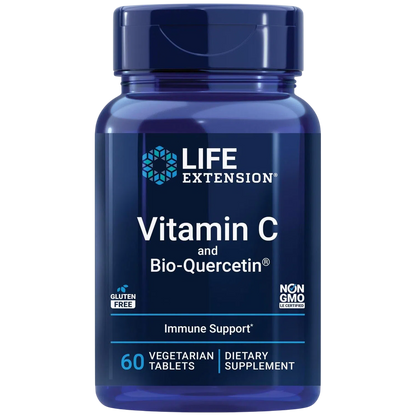 Vitamina C y Fitosoma Bioquercetina, 60 Tabs – Life Extension-Wellu