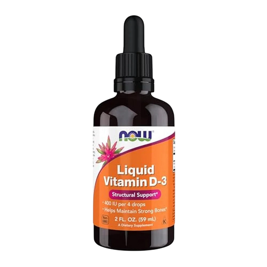 Vitamina D-3 líquida, 2 fl. oz. – NOW Foods-Wellu