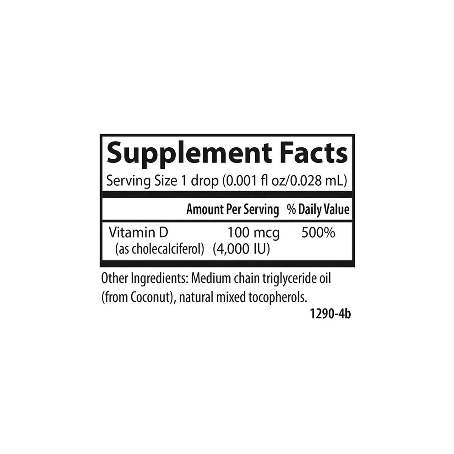 Vitamina D3 (4,000 IU) Super Daily, 0.35 oz – Carlson Labs-Wellu