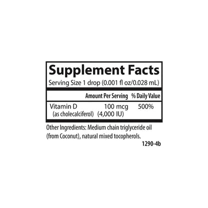 Vitamina D3 (4,000 IU) Super Daily, 0.35 oz – Carlson Labs-Wellu