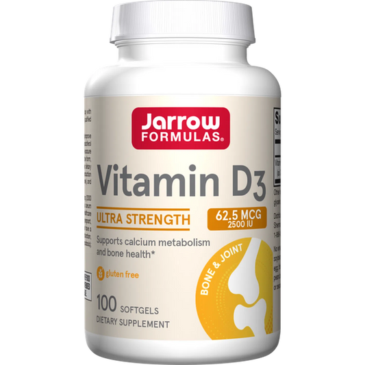 Vitamina D3 62.5 mcg (2500 UI), 100 Sgels – Jarrow Formulas-Wellu