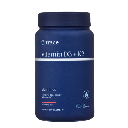 Vitamina D3+K2, 60 Gomitas – Trace Minerals-Wellu