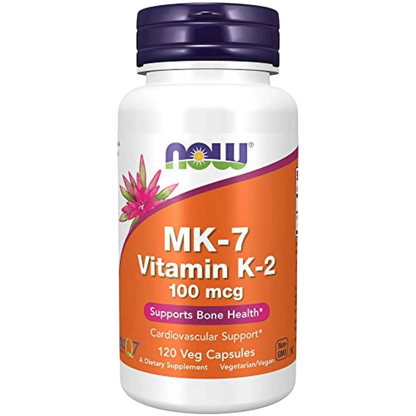 Vitamina K-2 MK-7 de 100 mcg, 120 Cápsulas Veg – NOW Foods-Wellu