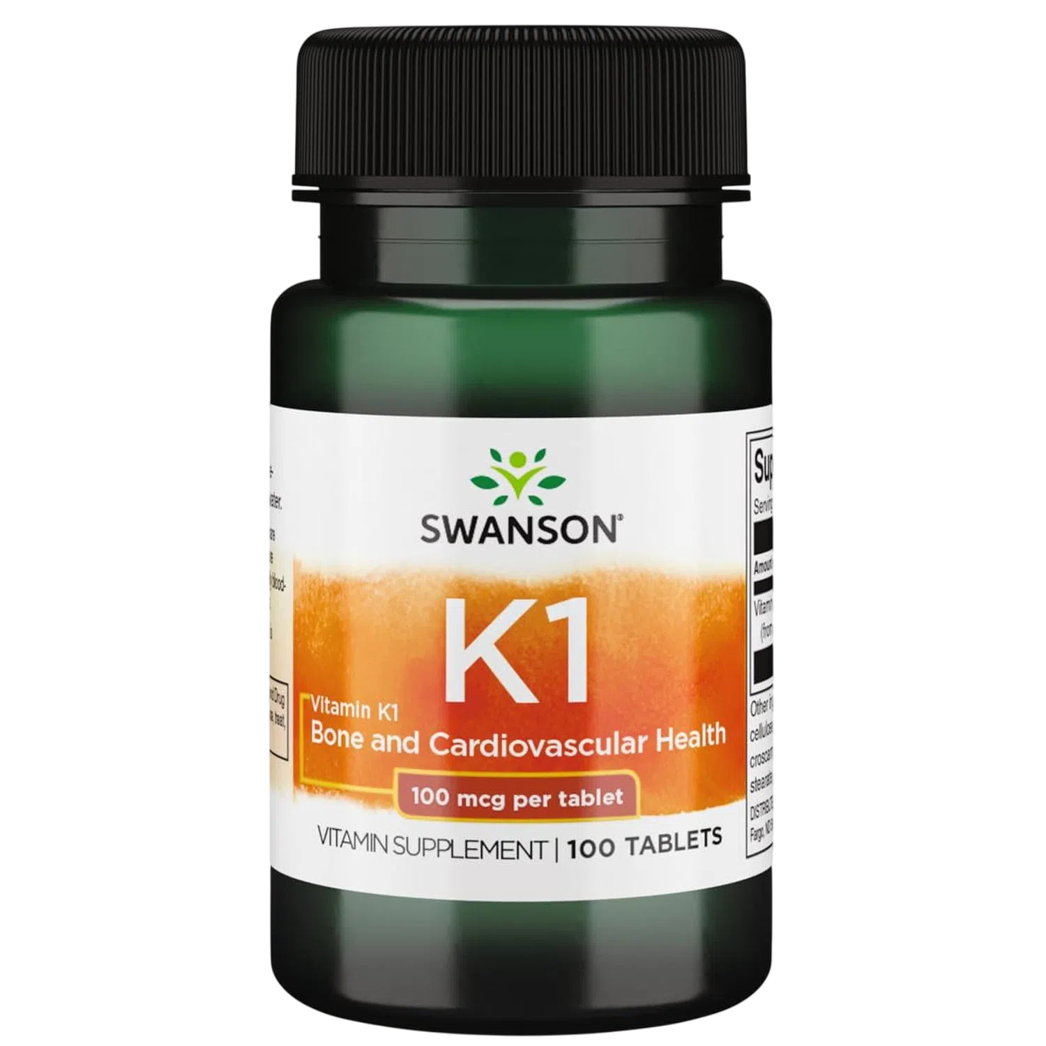 Vitamina K1 (Salud Cardiovascular) 100 mcg, 100 Tab – Swanson-Wellu