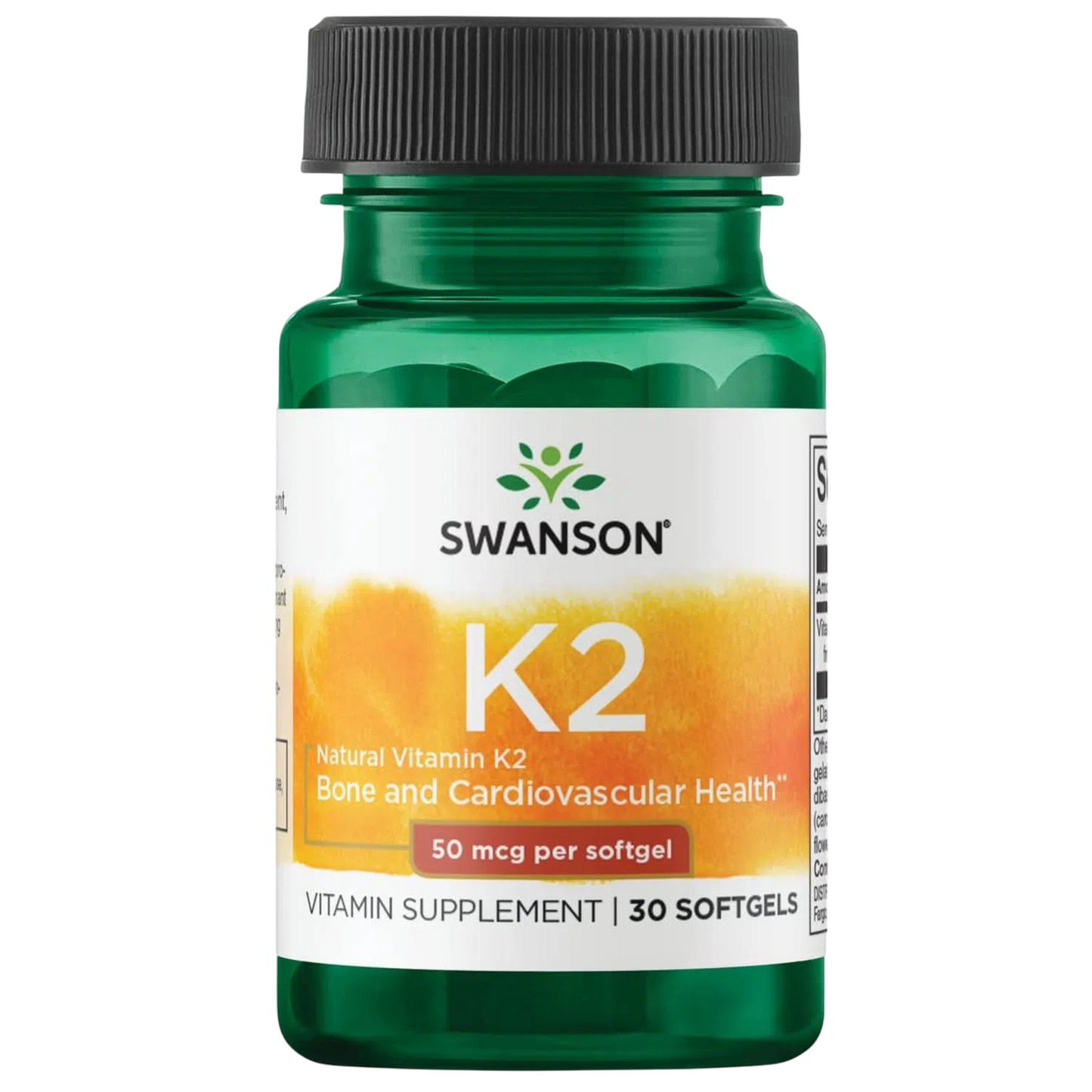 Vitamina K2 Natural 50 mcg, 30 S Gels – Swanson-Wellu