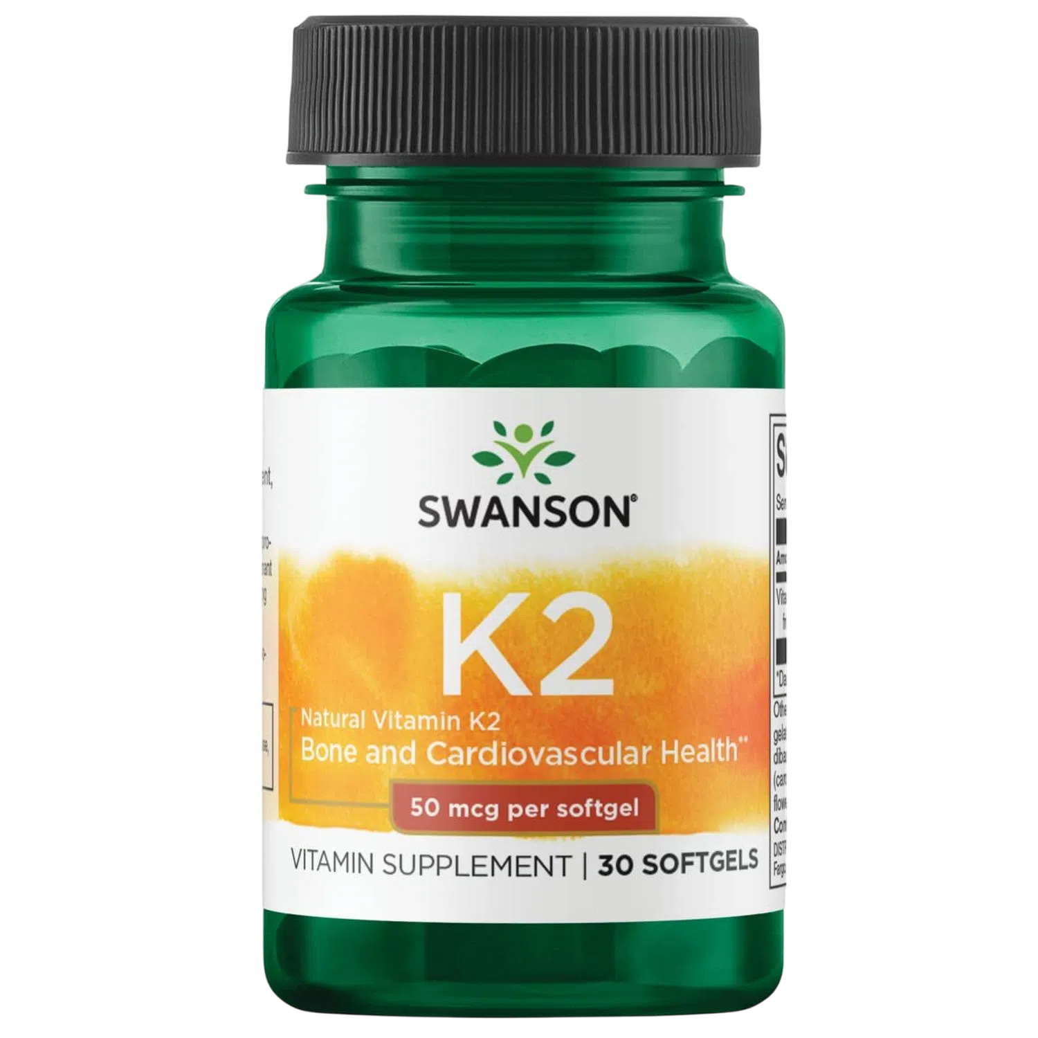 Vitamina K2 Natural 50 mcg, 30 S Gels – Swanson-Wellu