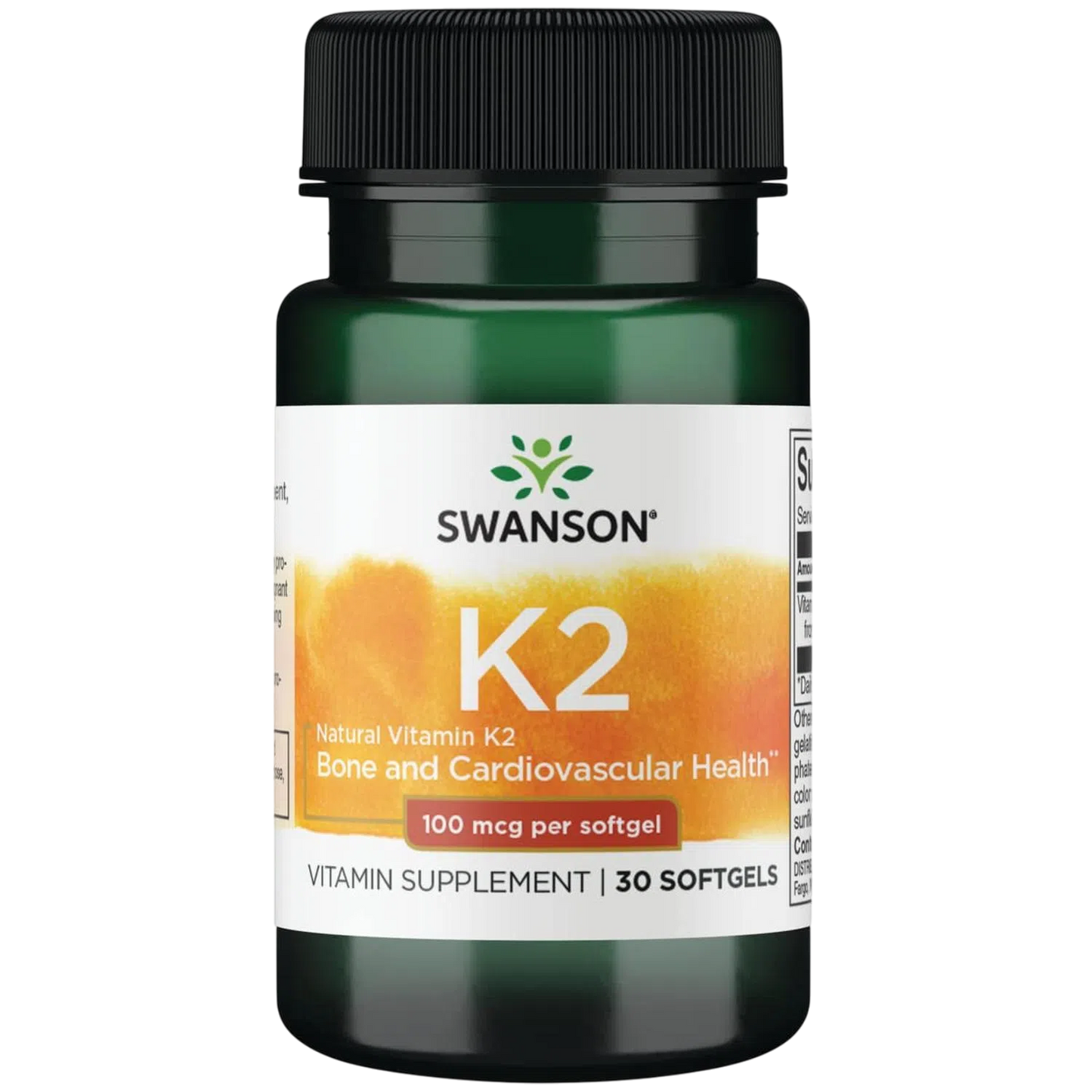 Vitamina Natural K2 100 Mcg, 30 Sg – Swanson-Wellu