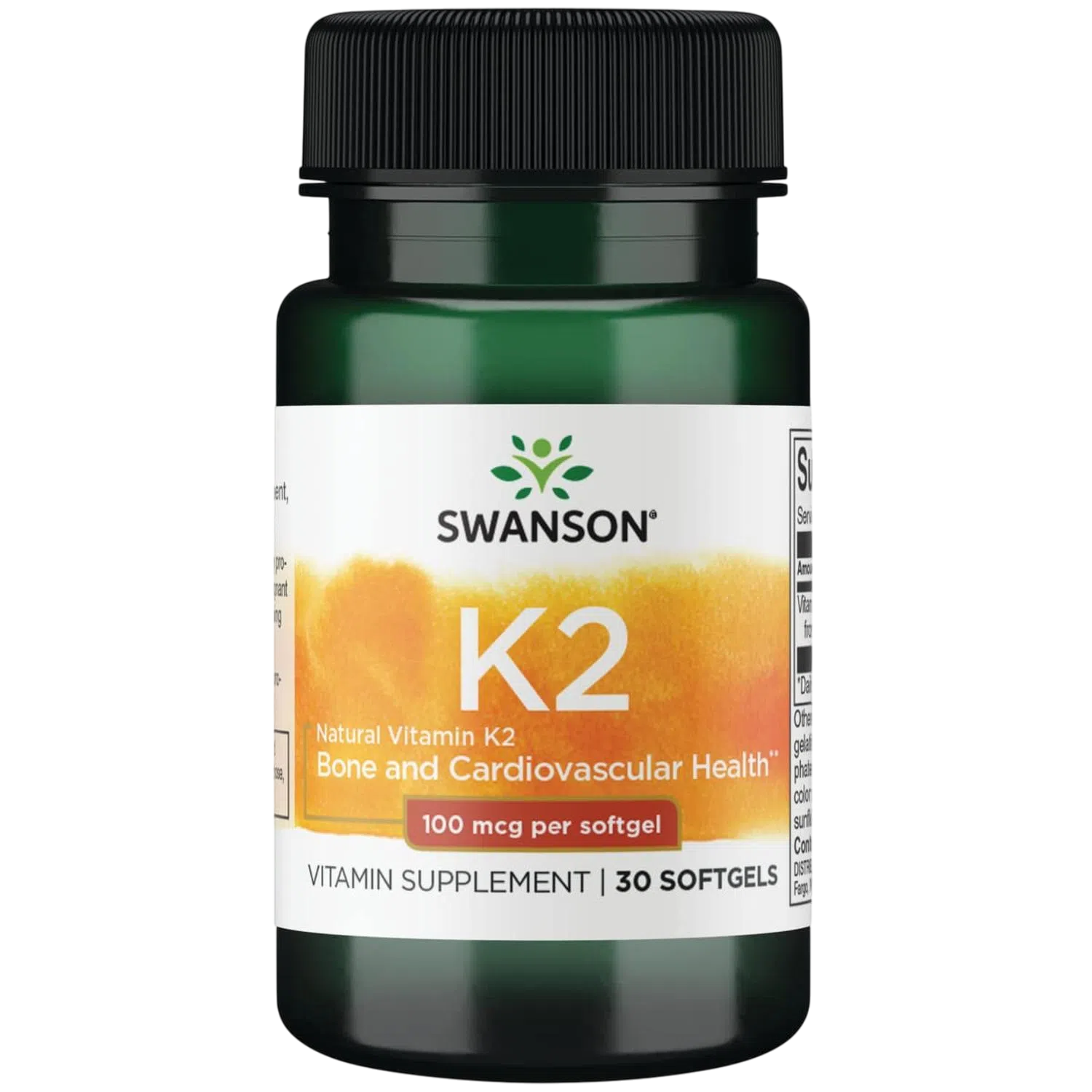 Vitamina Natural K2 100 Mcg, 30 Sg – Swanson-Wellu