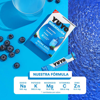 YUYO Hidratación Mora Azul c/10 pz-Wellu