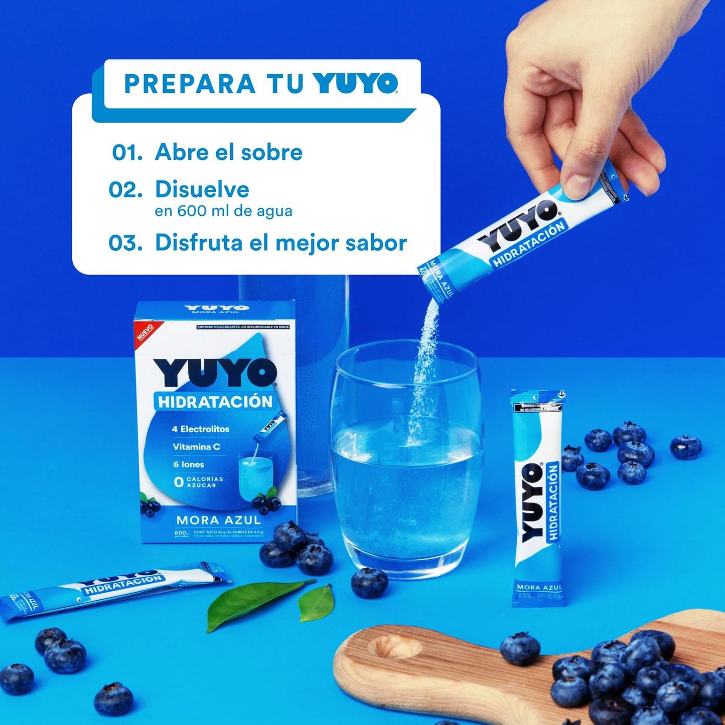 YUYO Hidratación Mora Azul c/10 pz-Wellu